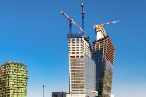 reportage chantier btp des tours duo de l'architecte jean nouvel